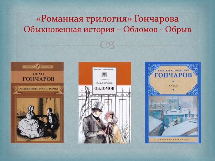 Книги Ивана Александровича Гончарова